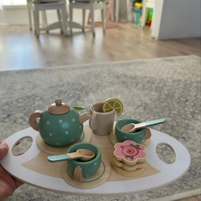 РОЗПРОДАЖ! Набір  з 14 предметів Монтессорі Чайна церемонія