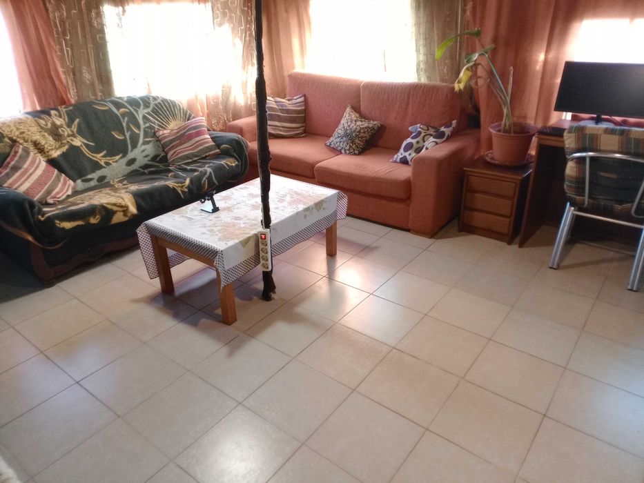 Caravan fixa com tenda