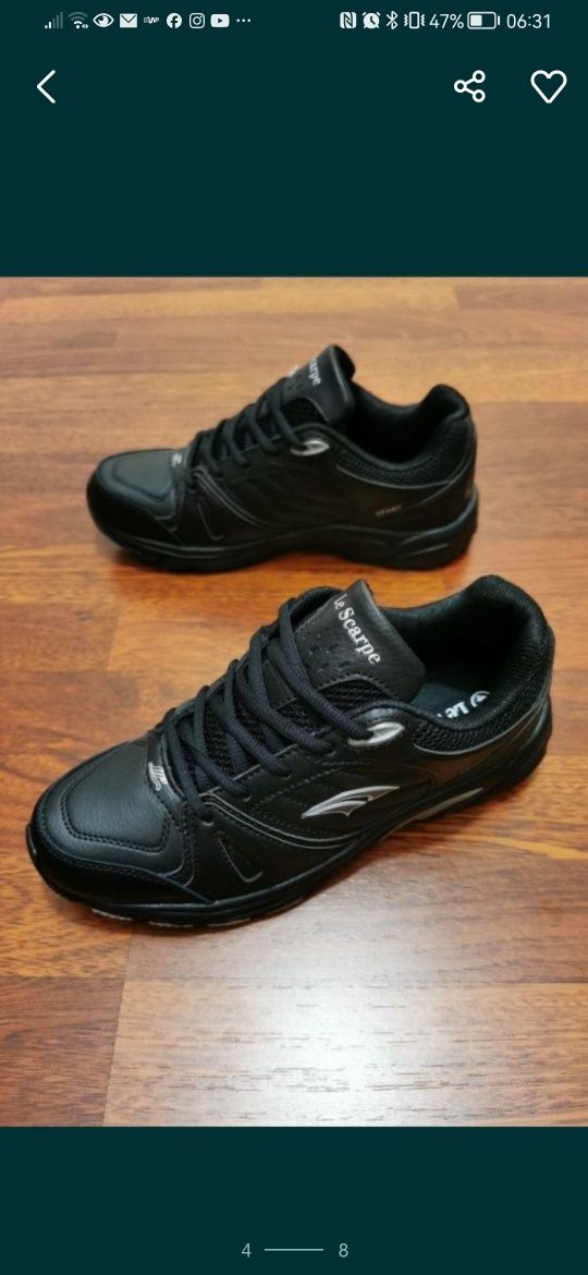 Sportowe Buty Męskie Do Biegania Na Codzień Lekkie Wygodne Czarne
