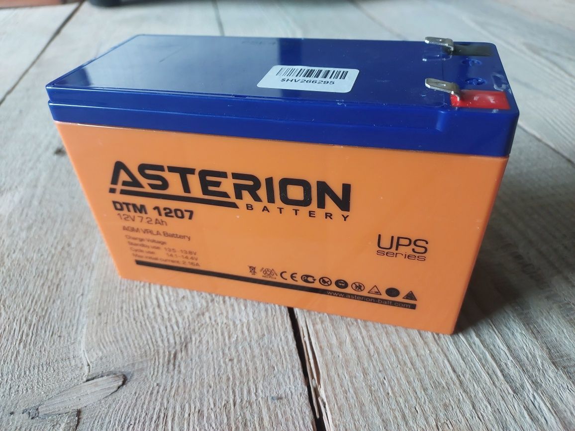 Акумуляторна батарея Аsterion AGM 12V 7,2Ah