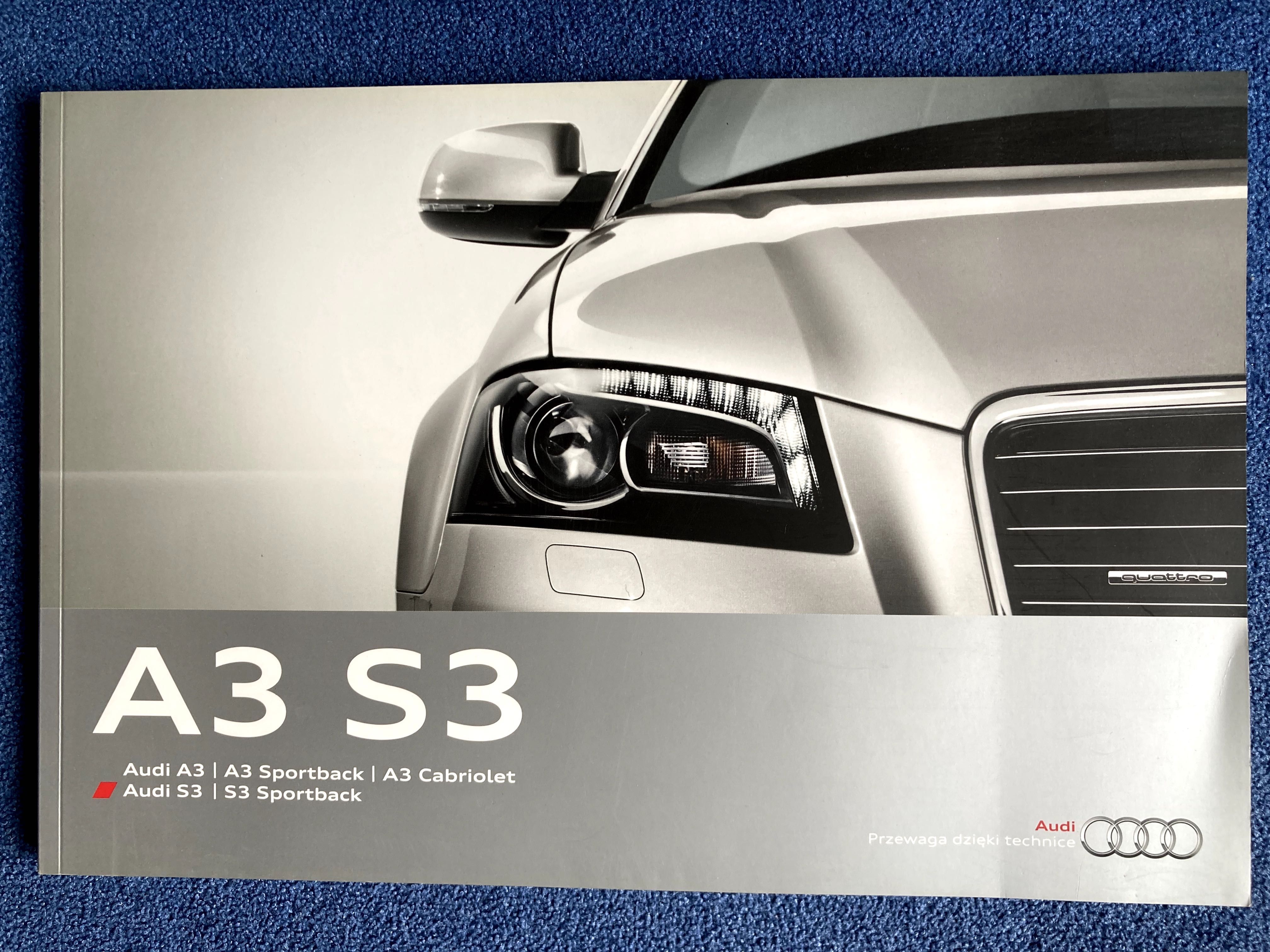 Prospekt Audi A3/S3 2011r wersja polska
