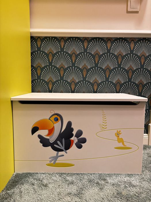 Skrzynia na zabawki Meblik kolekcja Happy Animals