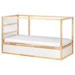 Dwustronne Łóżko KURA Ikea biały sosna 90x 200