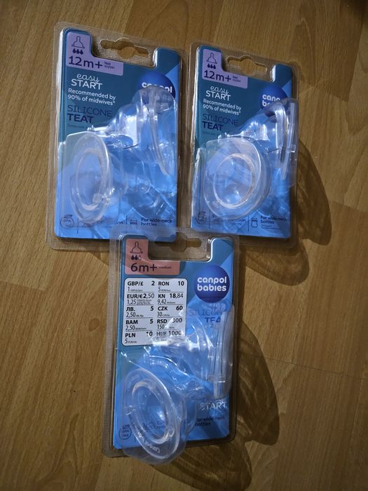 Smoczki Canpol Babies 6msc+ i 12msc+ Nowe