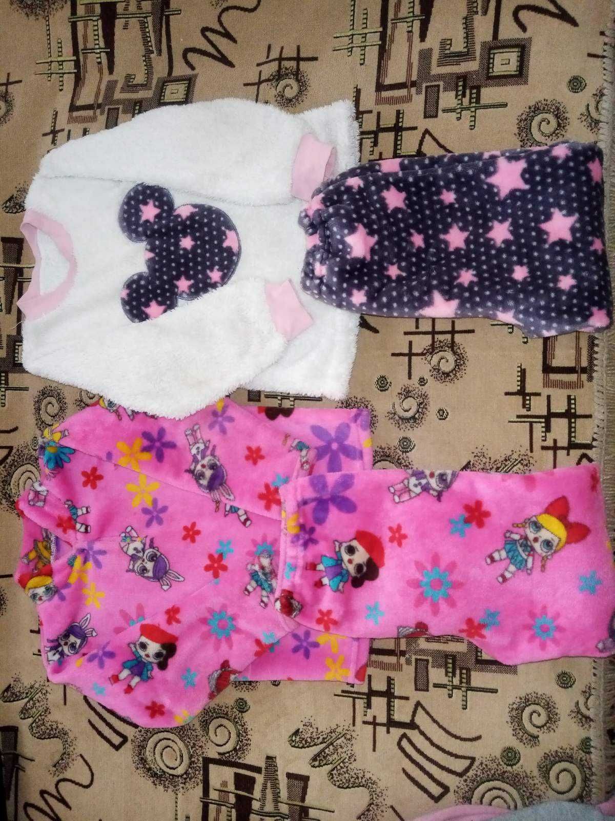 Комбинезоны,  штаны и теплые пижамы на 2, 3,4 года