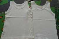 Bluzki na ramiączkach koszulki szt. 2 rozmiar 104
