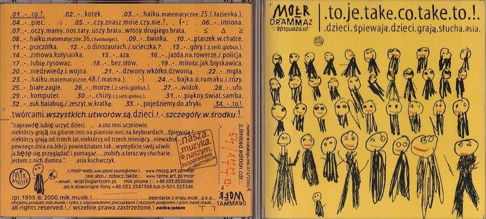 Mołr Drammaz Presents - .to.je.take.co.take.to.! - CDr