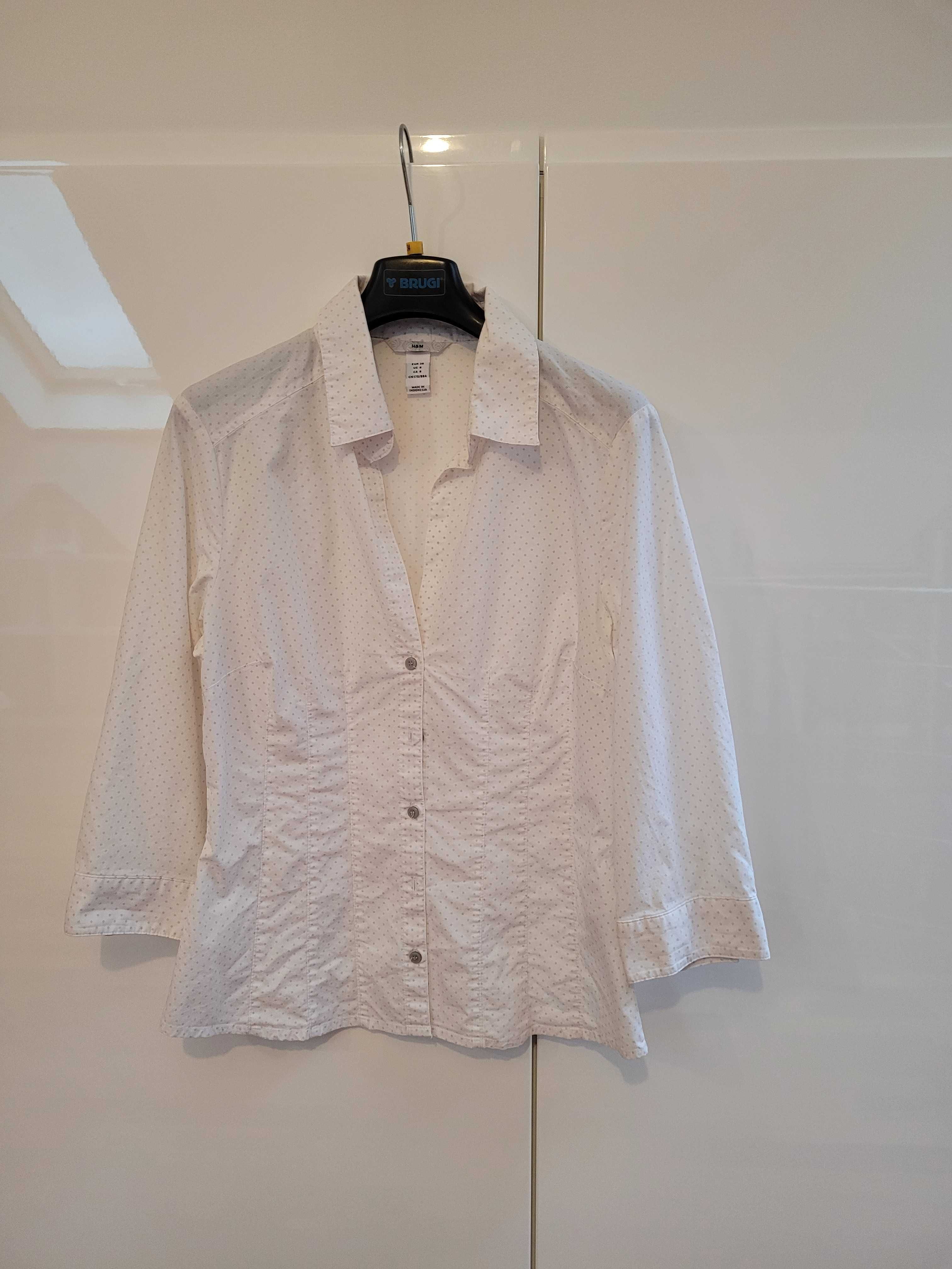 Koszula H&M 38 M bluzka biała koszula