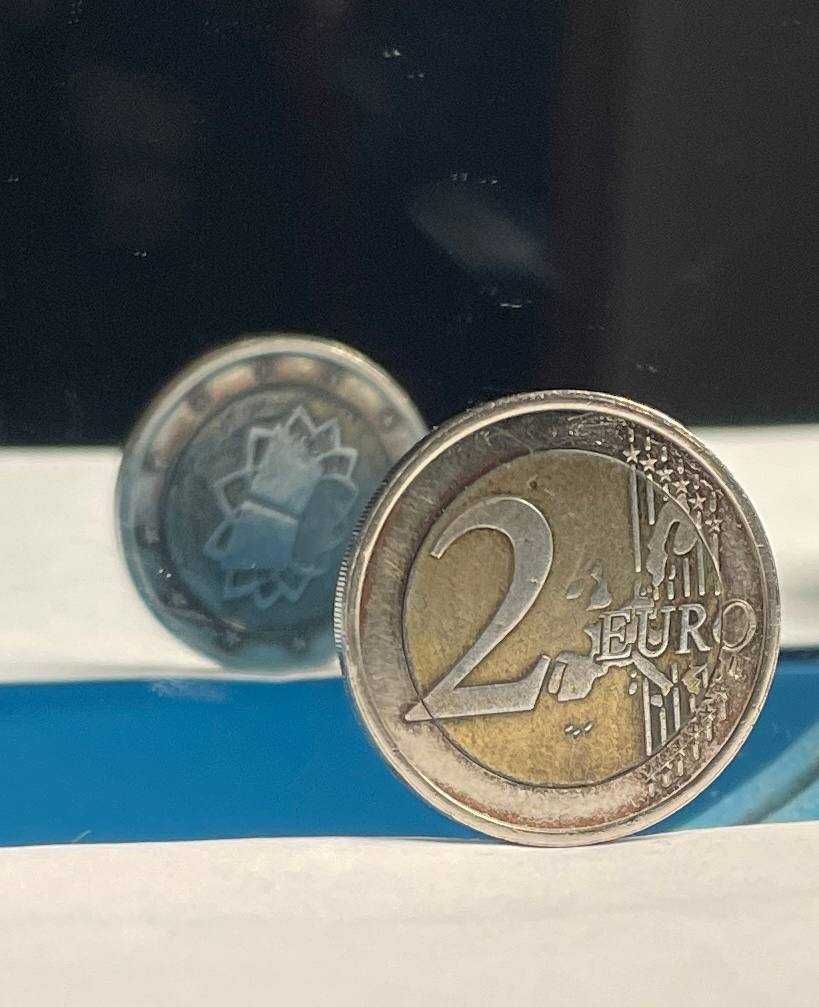 Moeda defeitosa 2 euro