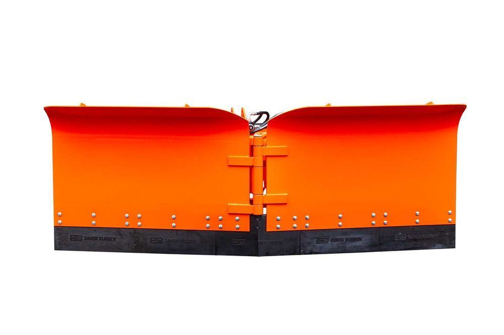 Pług śnieżny ciężki Metal Technik drogowy składany strzałka na parking