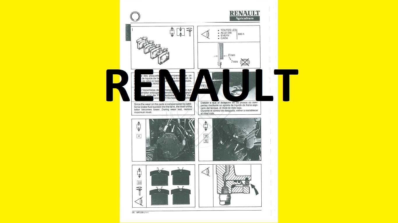 Ciągnik RENAULT 133-54 instrukcja napraw WARSZTATOWA -  RARYTAS!