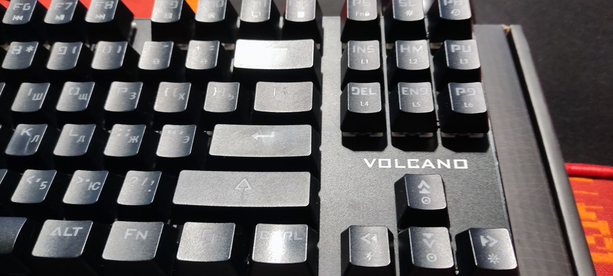 Клавіатура дротова Modecom Volcano RGB Lanparty Red Swi