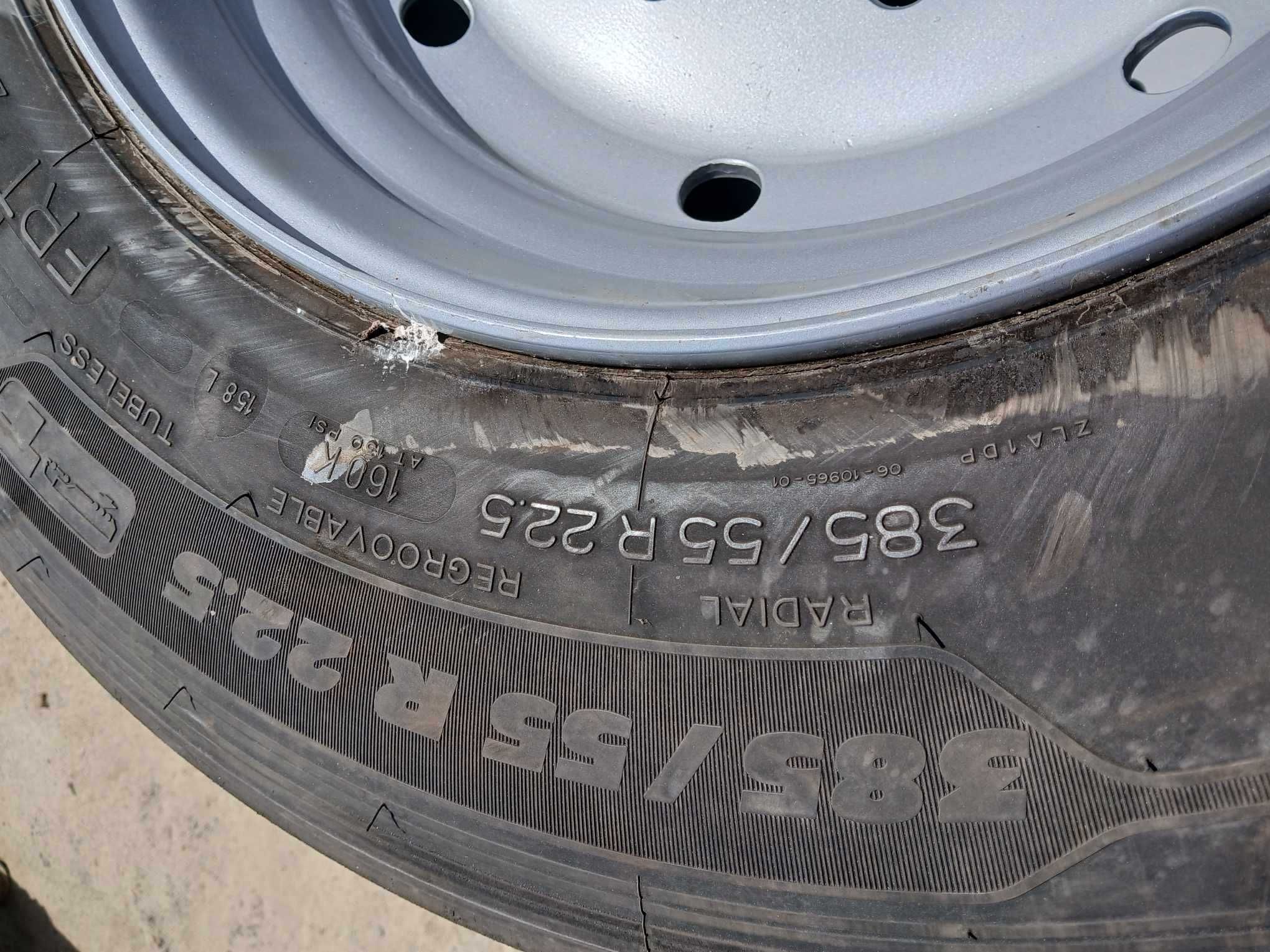 Koła do przyczepy rolniczej 385/55 R 22.5 8 otworów nowa felga