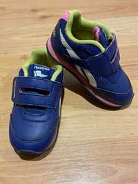 Buciki dziecięce REEBOK buty sportowe 22,5 wkł 15cm BDB blue&pink