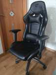 Геймерське крісло GT Racer X-2545MP Black. Комп'ютерне крісло