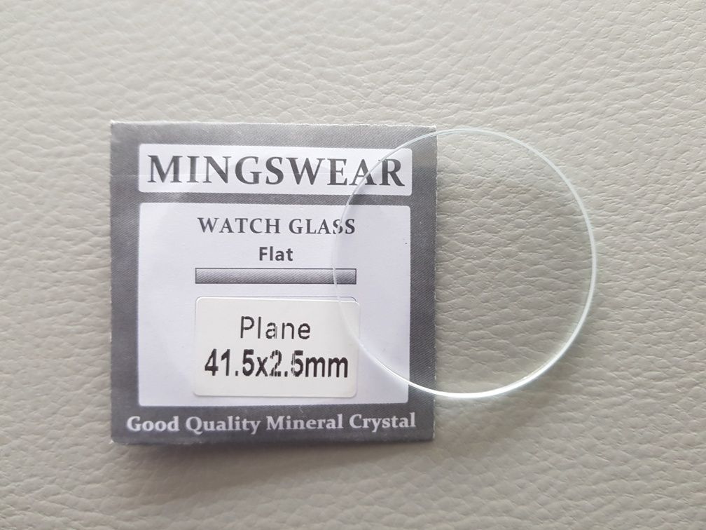 Nowe szkło szkiełko mineralne do zegarka grubość 2.5mm szerokość 41.5m