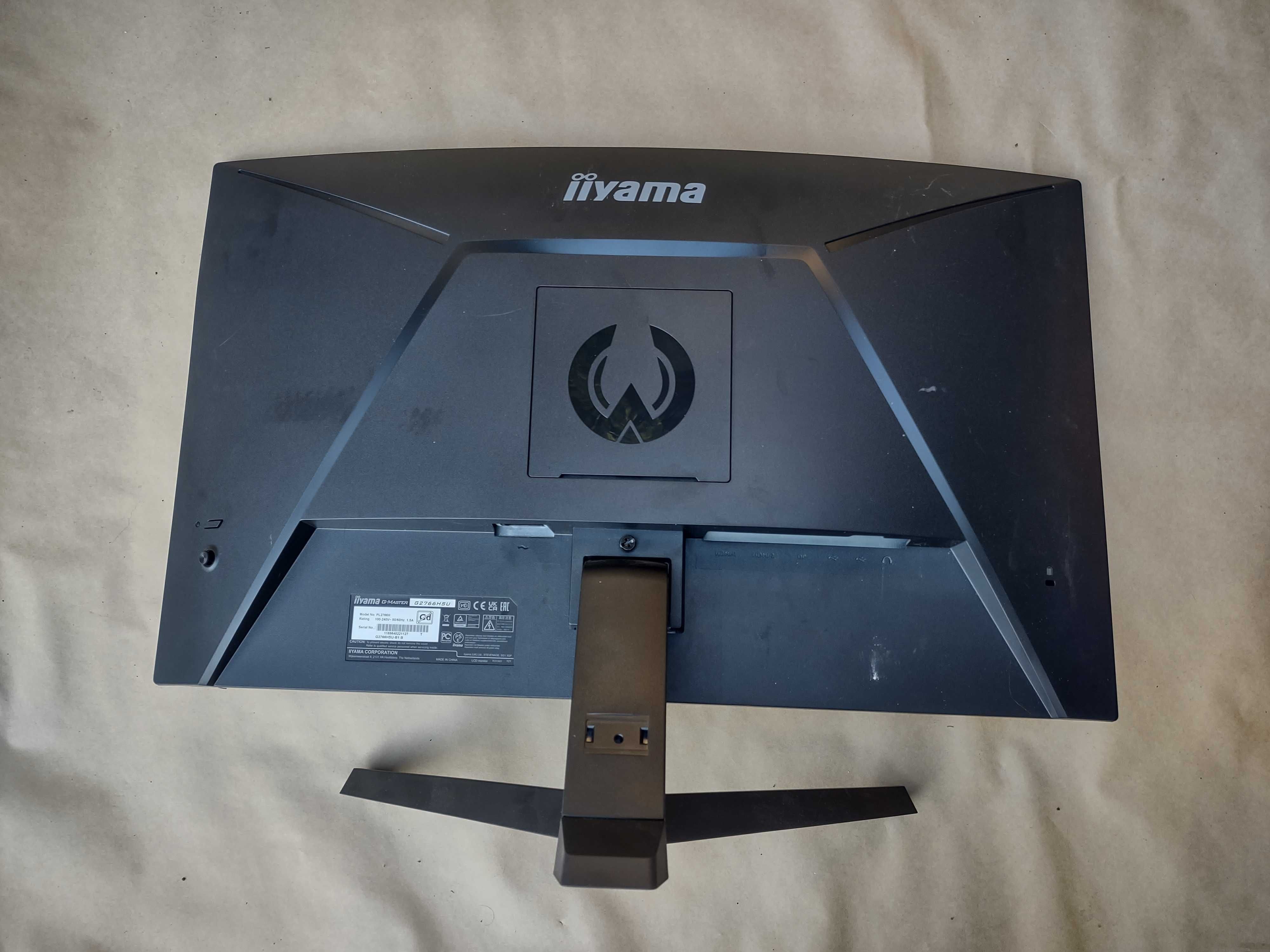 Monitor Iiyama 27", model G2766HSU-B1. Uszk. matryca.