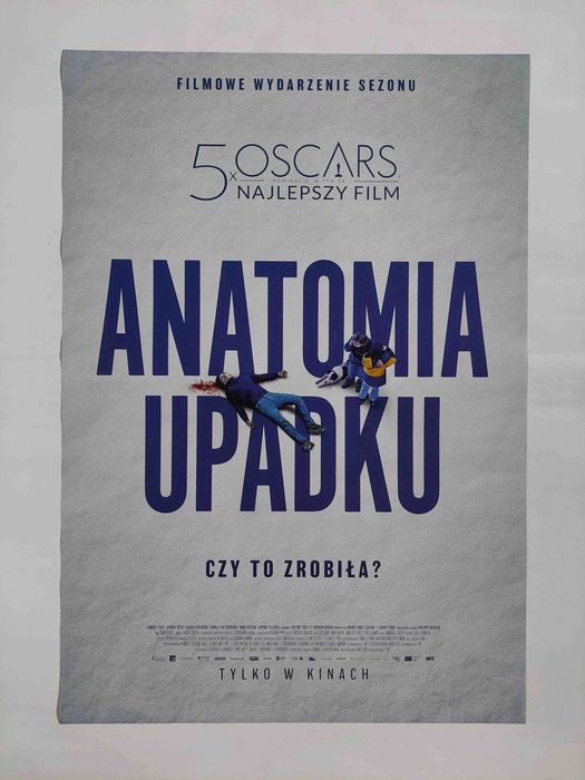 Plakat filmowy oryginalny - Anatomia upadku
