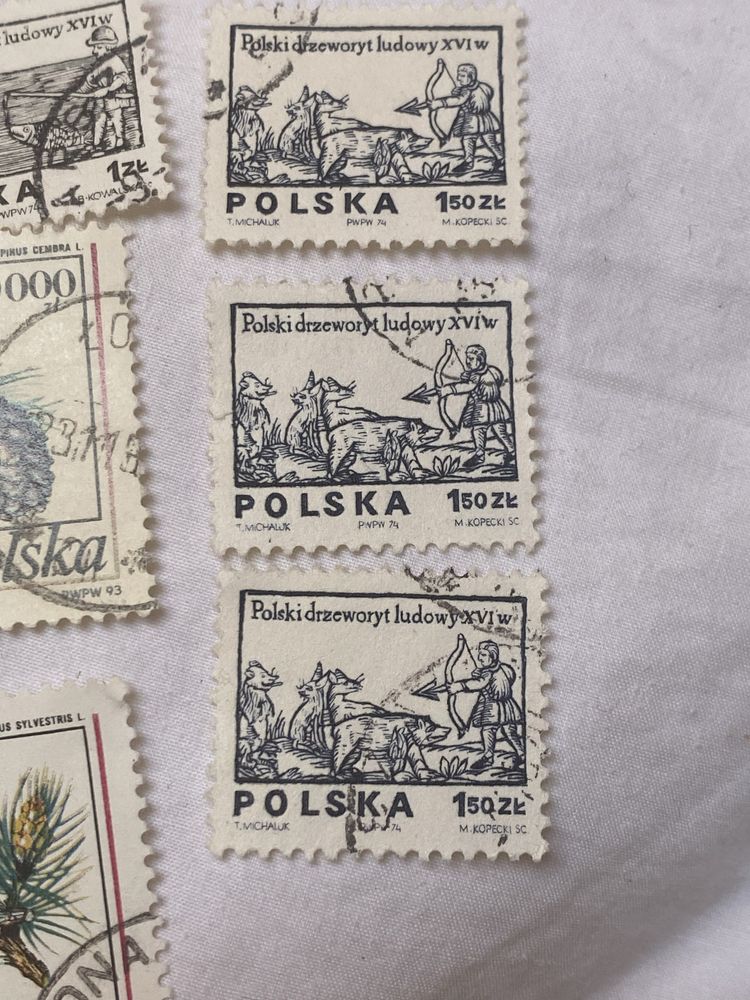 Lote de 101 selos da Austrália, Polónia, Canadá, Países Baixos…