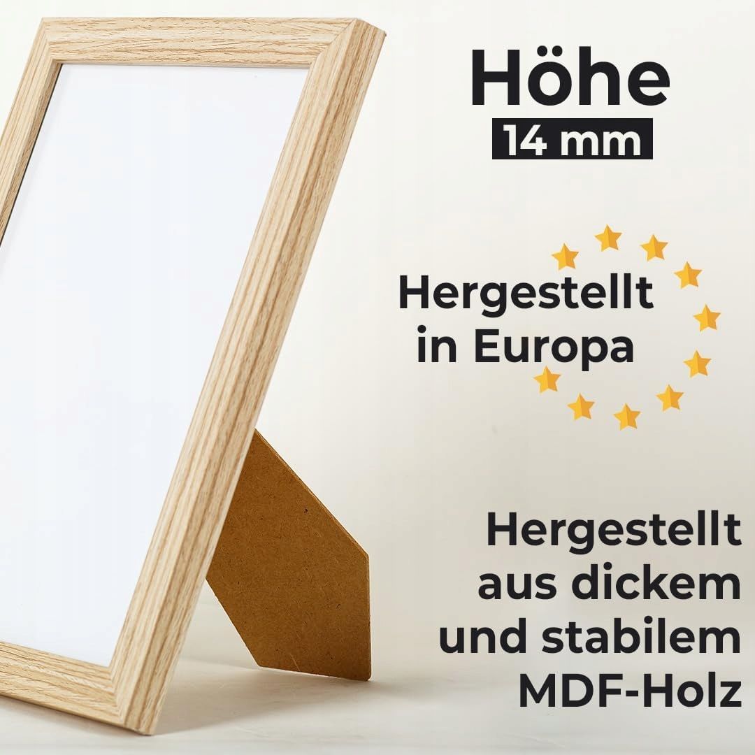 Zestaw 10 sztuk Czarna drewniana ramka na zdjęcia13x18 stół ścianę