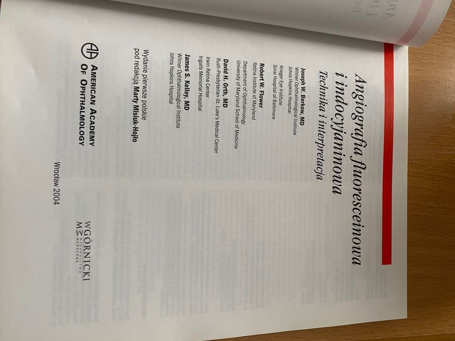 Angiografia fluoresceinowa i indocyjaninowa  Berkow Misiuk-Hojło