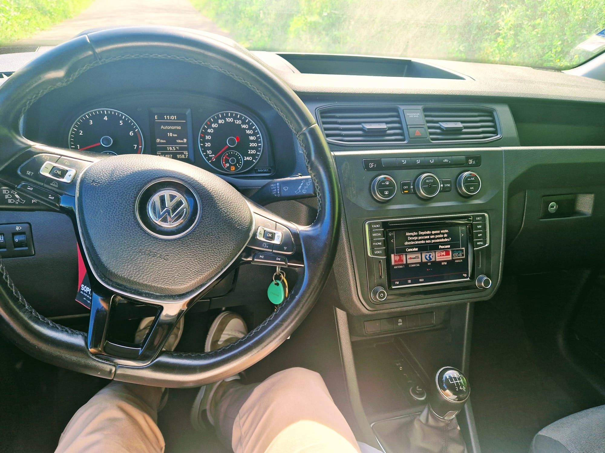 VW caddy gás e gasolina