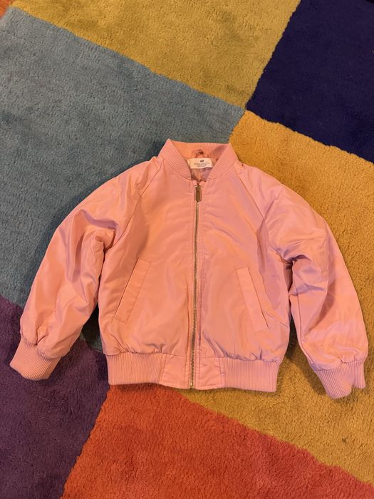 Kurtka H&M 110/116 rozowa