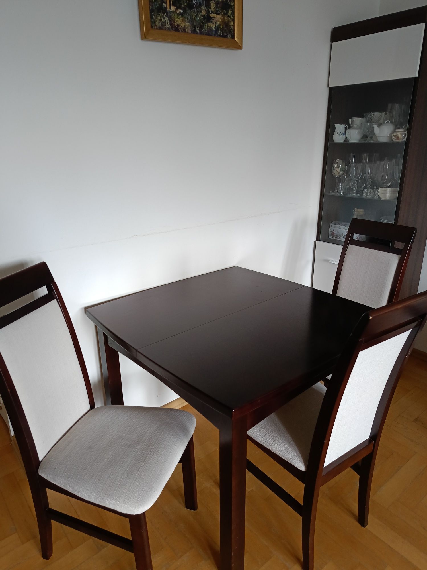 Stół drewniany+ 6 krzeseł