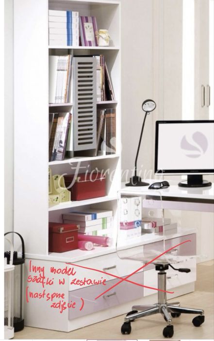 Meble do pokoju dla dziewczynki (Fiorento)