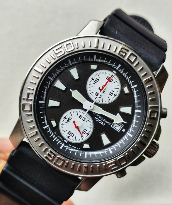 Seiko panda chronograph