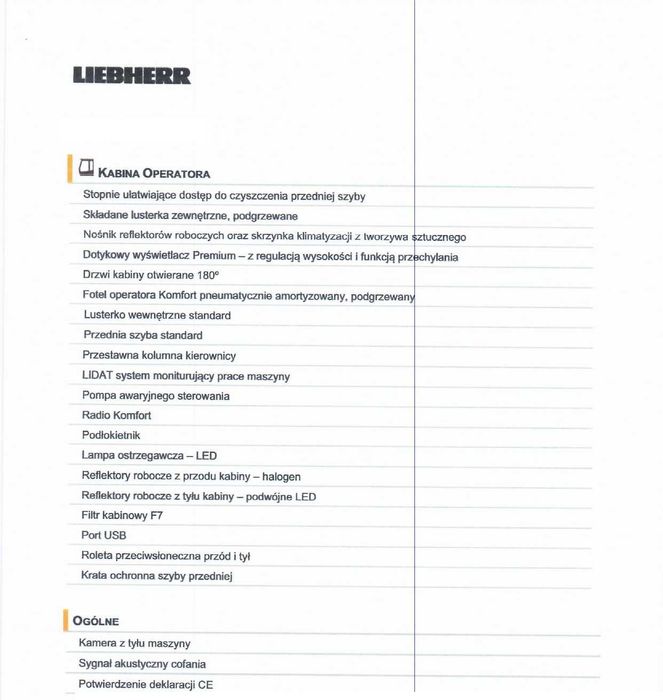 Liebherr L538 ładowarka kołowa JAK NOWA