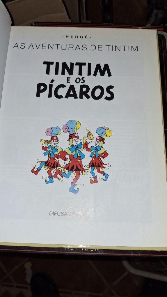 Tintim Herge e os picaros bd verbo