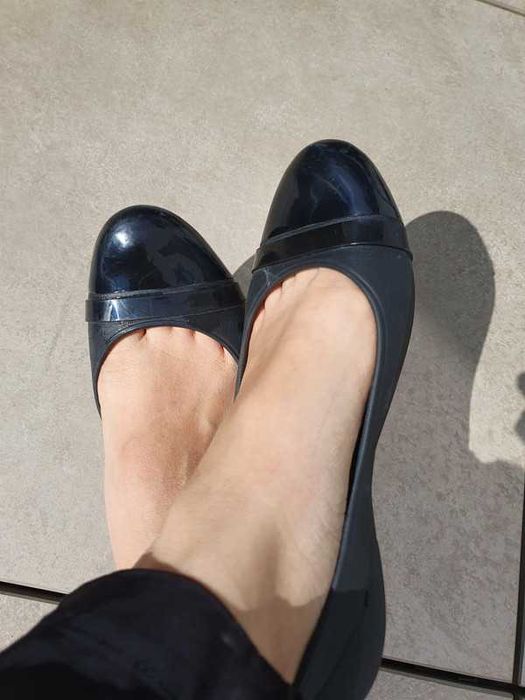 Baleriny czarne Crocs W 8 r.38-39