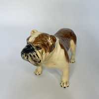 Bulldog Beswick porcelanowa figurka pies świetnie wymaloana