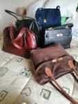 Lote de malas em pele - 6€