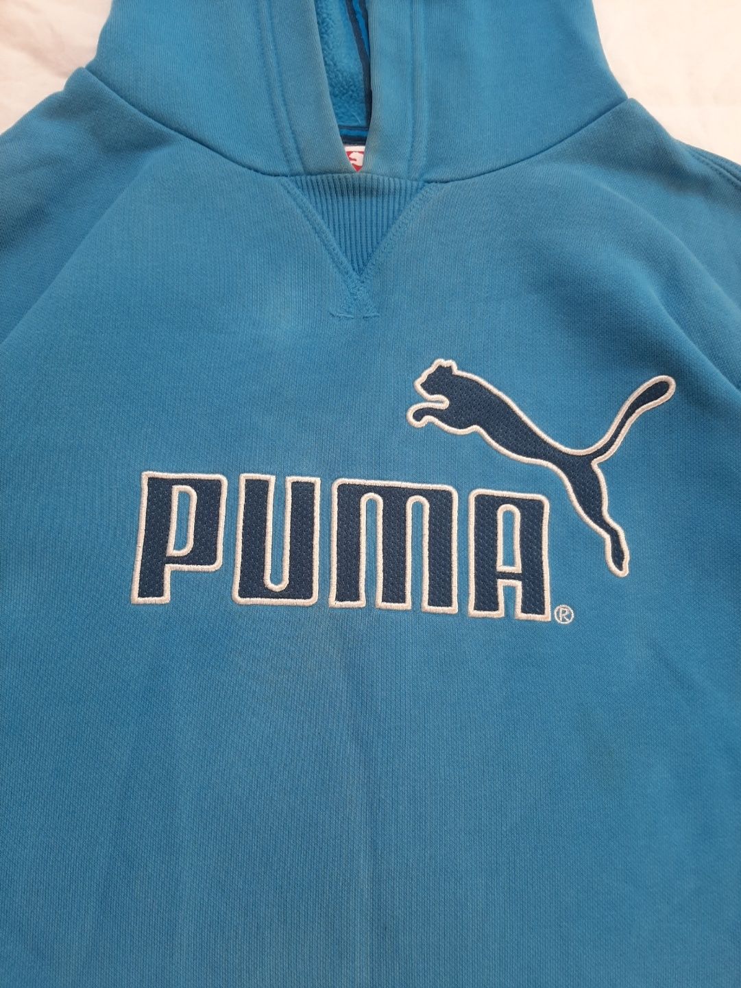 Вінтаж худі кофта Puma big logo оригінал