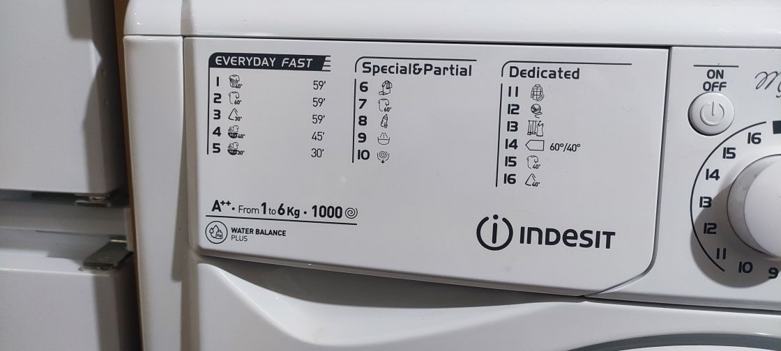 Indesit EWD 61051 W SPT N 6Kg 1000RPM