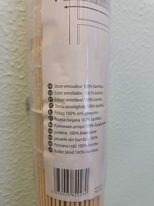 Cortinado 100 % bambu