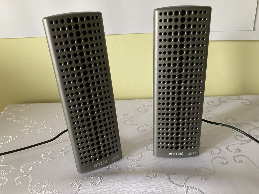 Głośniki Komputerowe Kolumny TDK MMS-XS60WB Subwoofer Instrukcja Obsł.