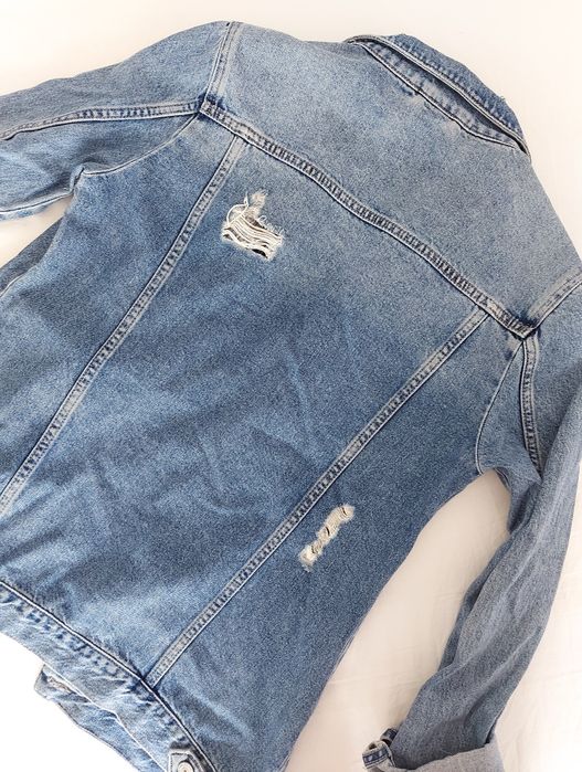 Casaco de ganga longo