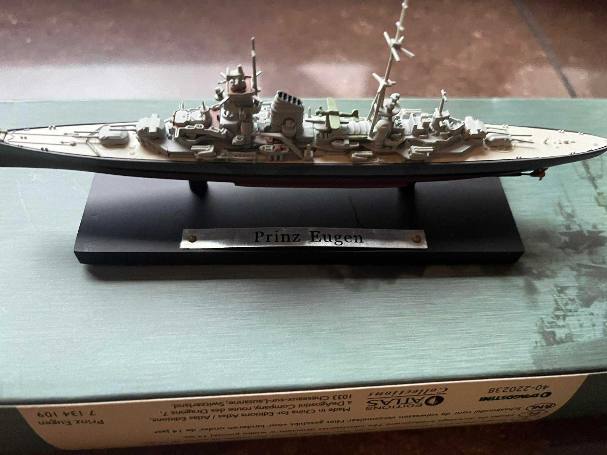 Okręt statek Prinz Eugen  model Deagostini