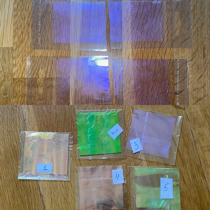 Folii transferowy holo  do zdobienia DIY