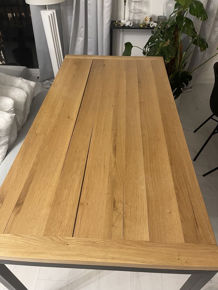 Stół dębowy drewno loft dąb ręcznie robiony