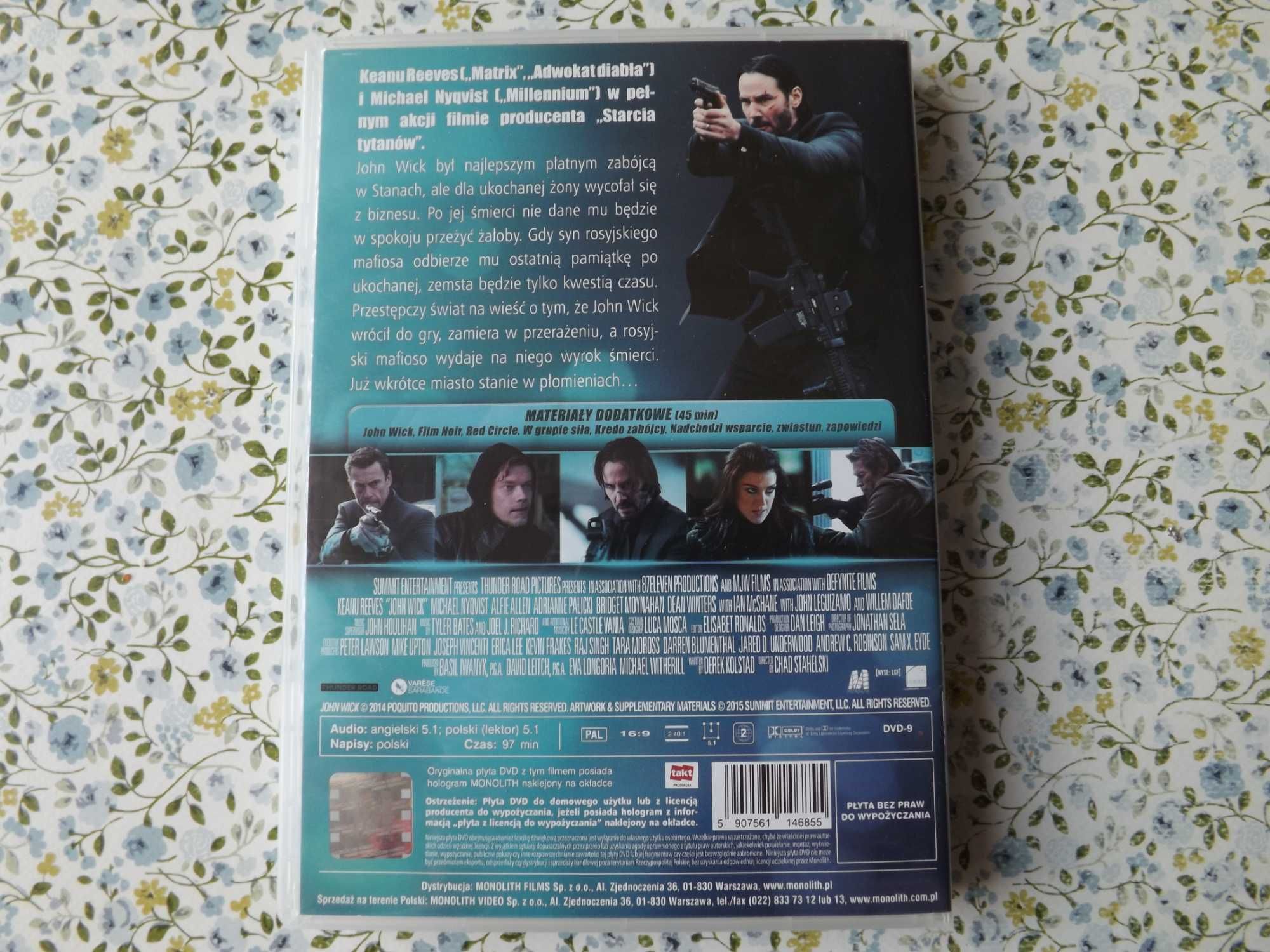 John Wick dvd klasyka kina akcji film