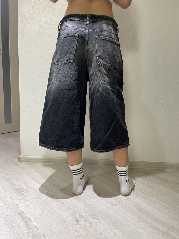 Шорты джинсовые Багги Bershka