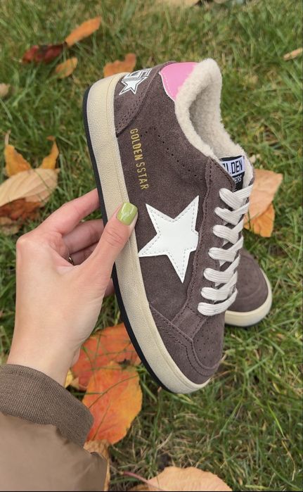 Golden goose голден гус кросівки утеплені зимові теплые зимнии кросовк