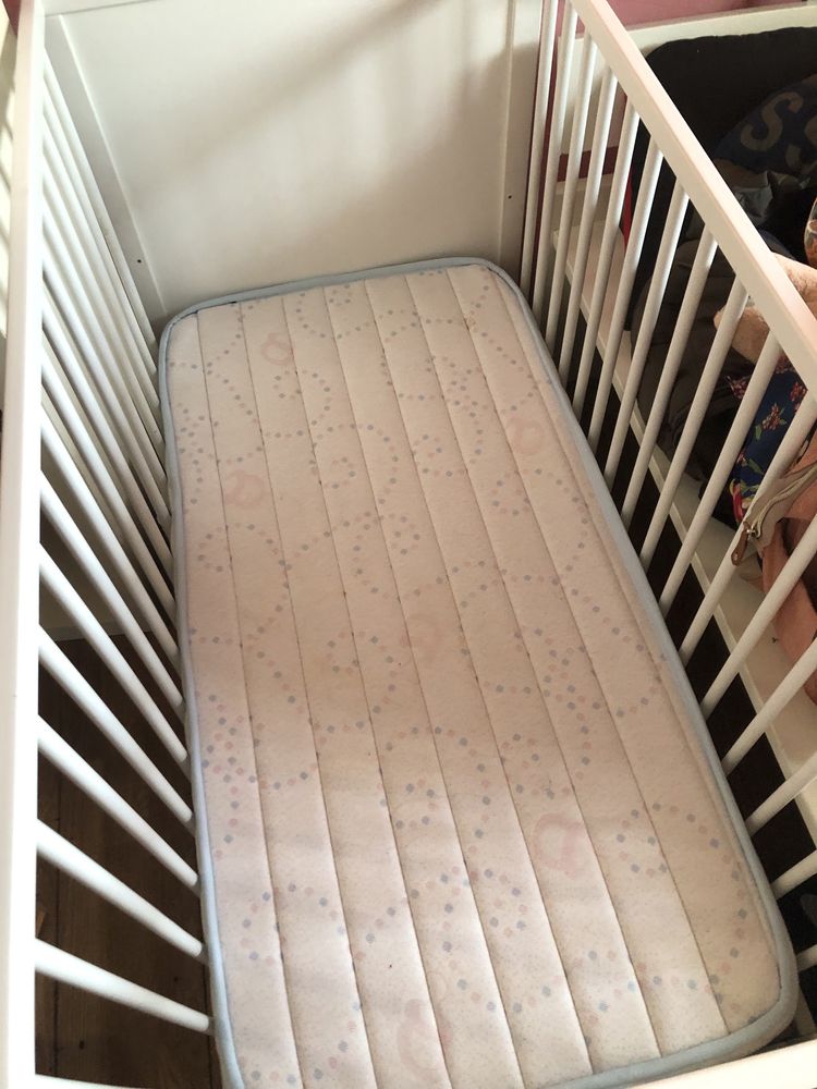 Berço para bebe com colchao