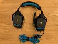 Headset Słuchawki Logitech G430 z Mikrofonem, przewodowe 7.1