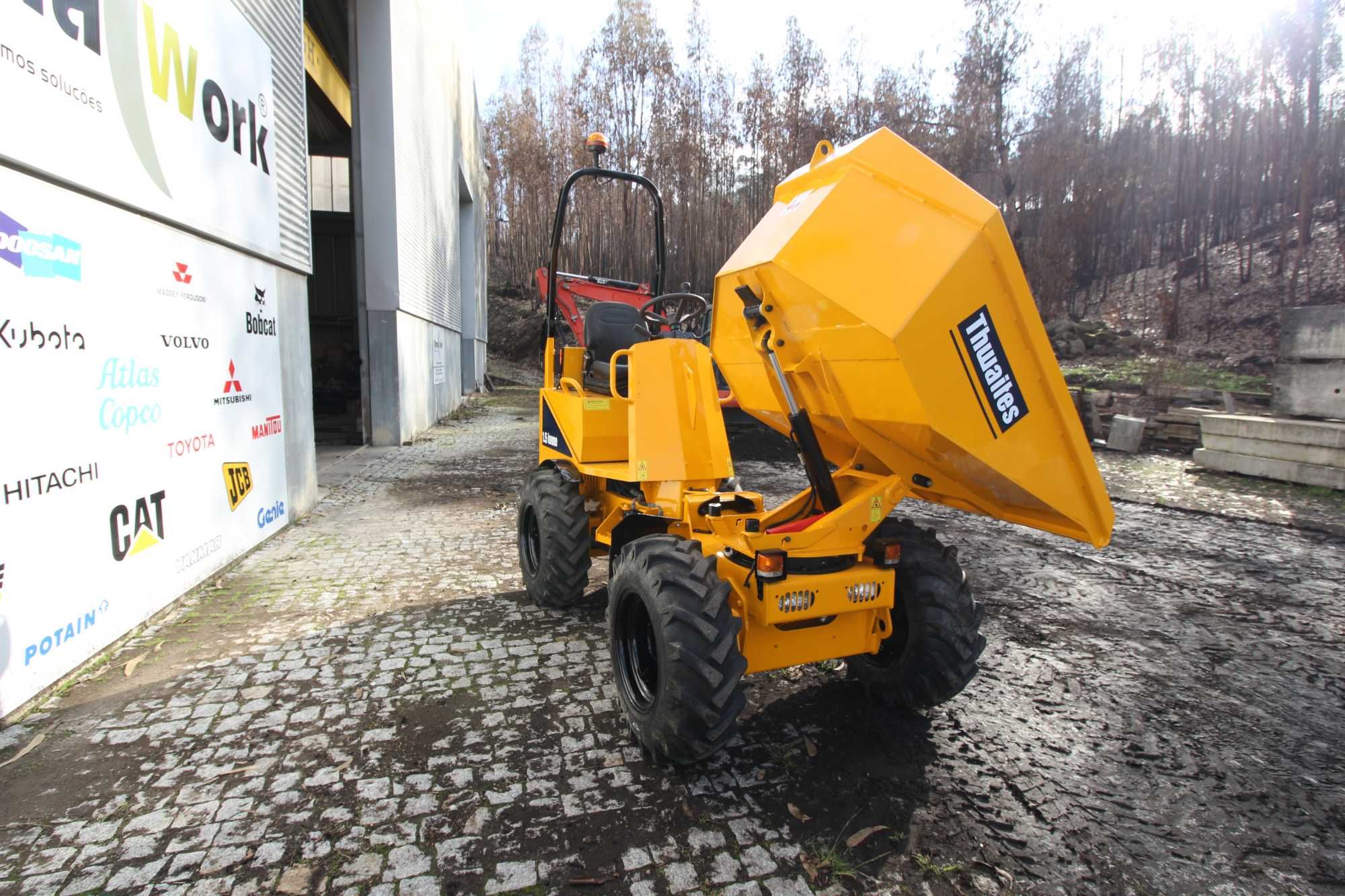 Dumper  todo terreno Thwaites 1.5 Toneladas  (como novo)