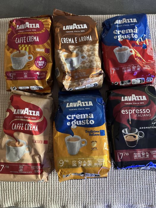 Kawa lawazza 6x 1kg z niemiec